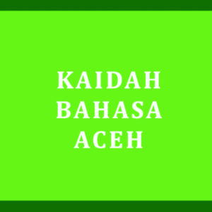 Kaidah Bahasa Aceh
